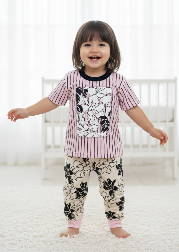 Night Suit For Baby Girls | Angel Care  Image 10