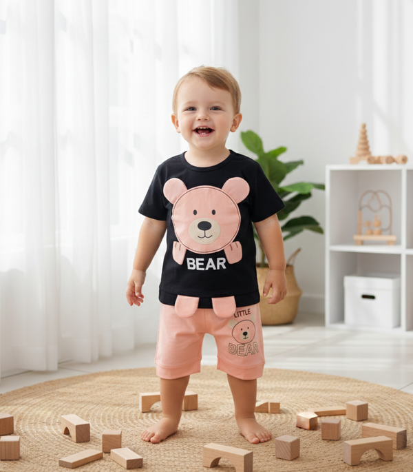 Bear Character Stylish Suit For Baby Boy Image 2
