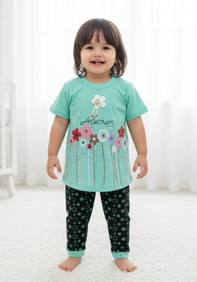 FANCY SUMMER SUIT FOR BABY GIRL