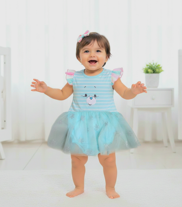 Party Wear Baby Girl Fancy Frock ( Cat Shape ) Image 1